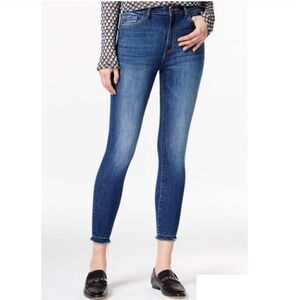 DL1961 Jeans Chrissy Trimtone Skinny Incognito Medium Blue Women's 26 Mid-Rise